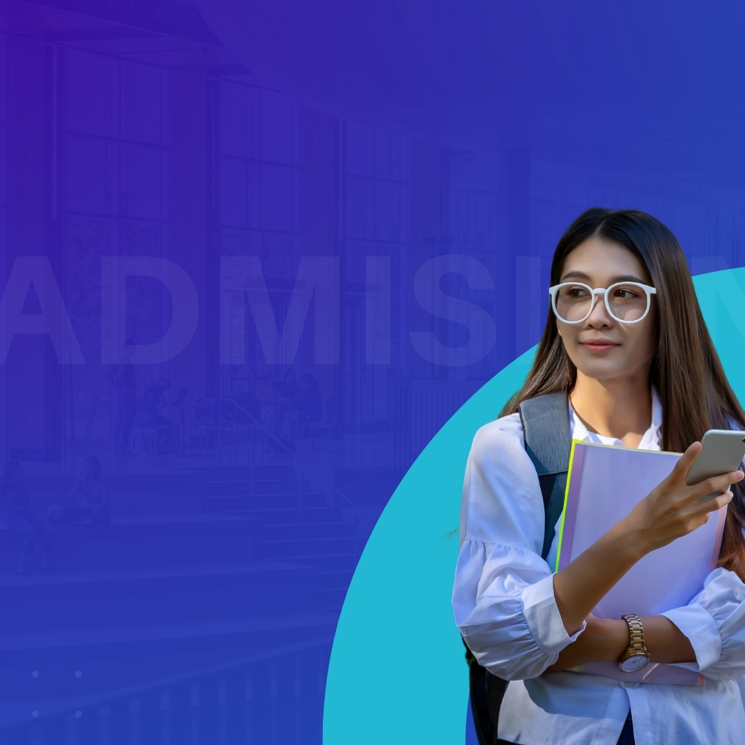 Fachada del colegio o evento de admisión